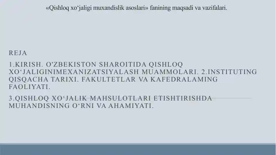 Qishloqxo‘jaligimuxandislikasoslari