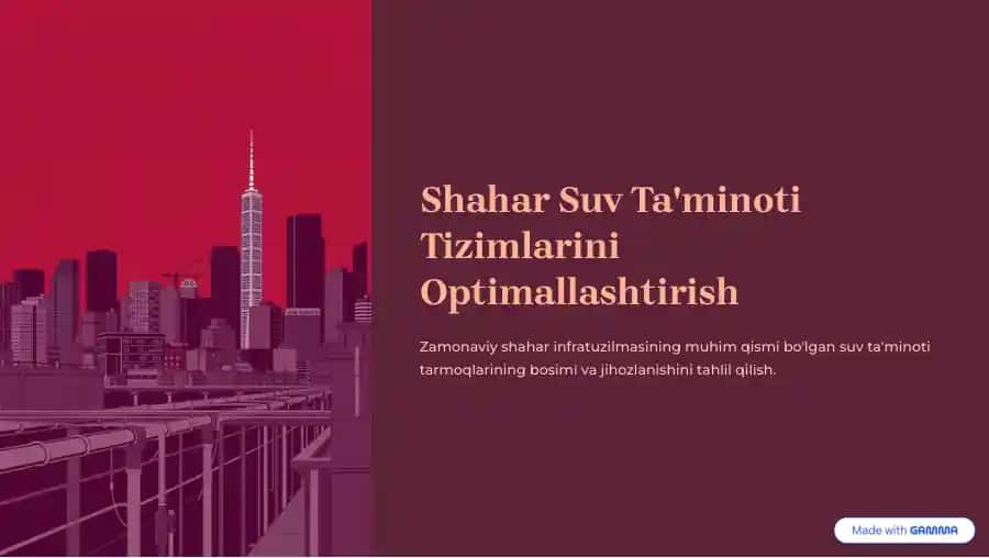 Shahar Suv Ta'minoti