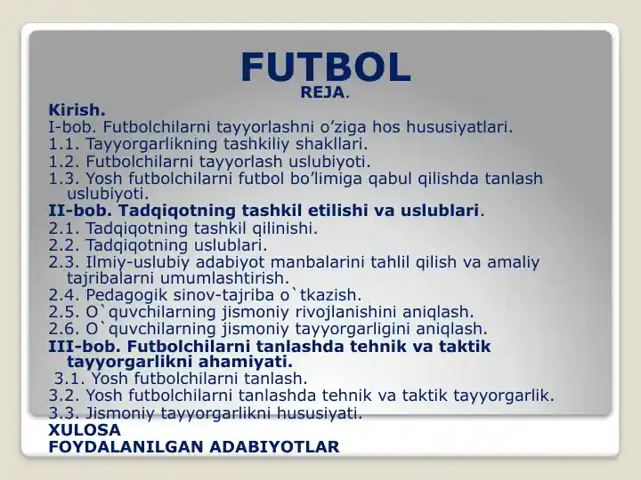 FUTBOL