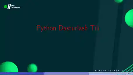 Python Dasturlash Tili