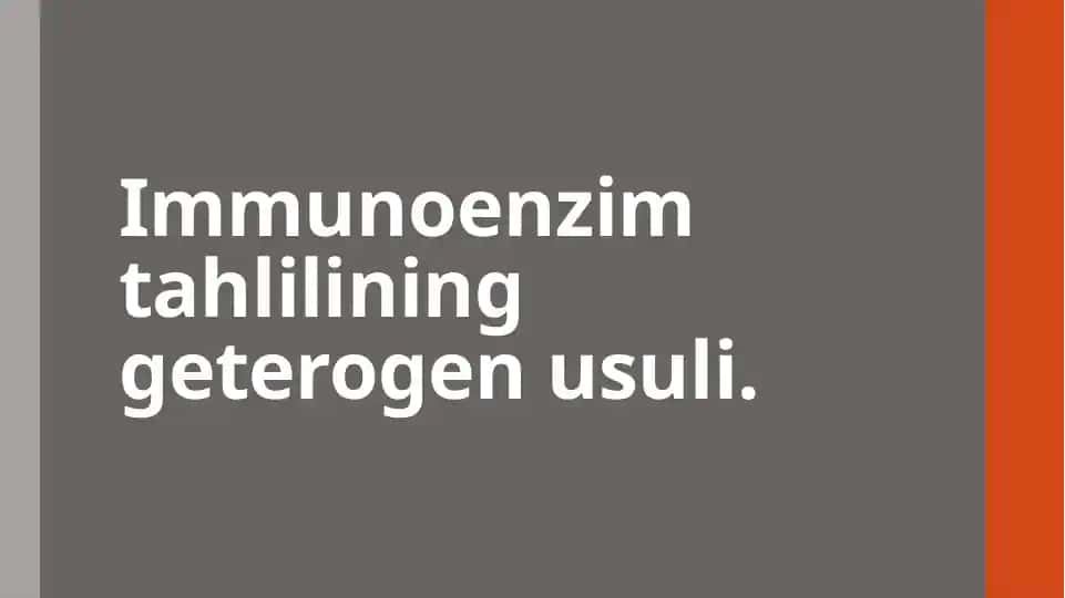 Immunoenzimtahlilininggeterogenusuli