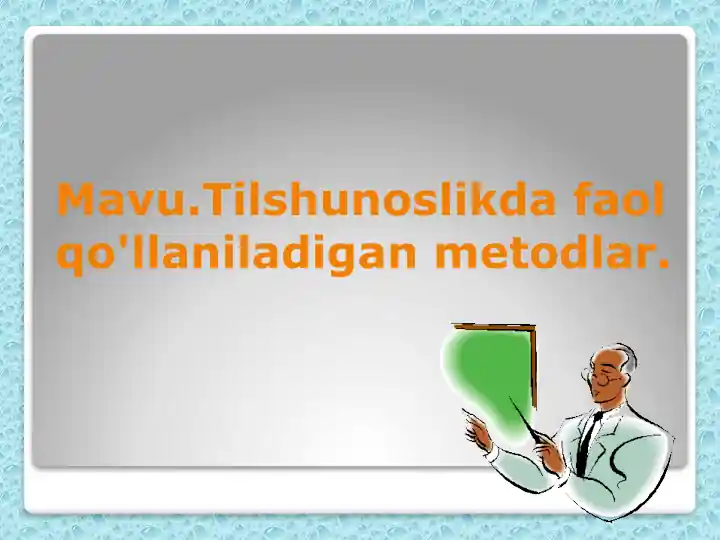 Tilshunoslik metodlari
