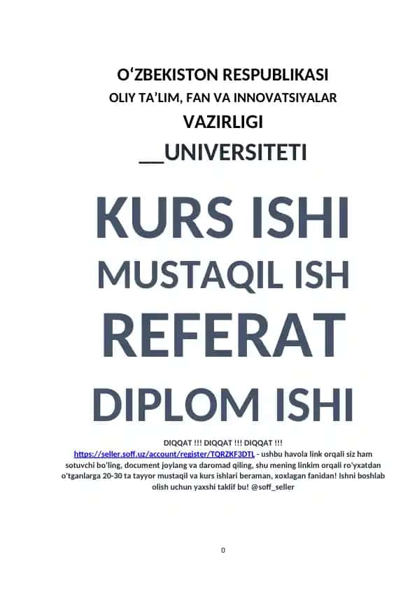 Milliy iqtisodiyot va uning mikro iqtisodiy ko'rsatkichlari. Milliy hisoblar tizimi.