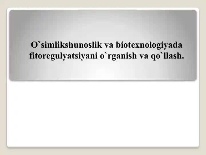 Fitogormonlar