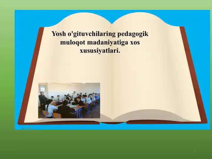 Pedagogik muloqot madaniyatiga xos xususiyatlari