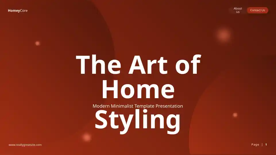 The Art of Home Styling