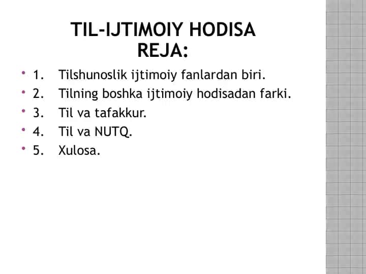 Til-Ijtimoiy Hodisareja