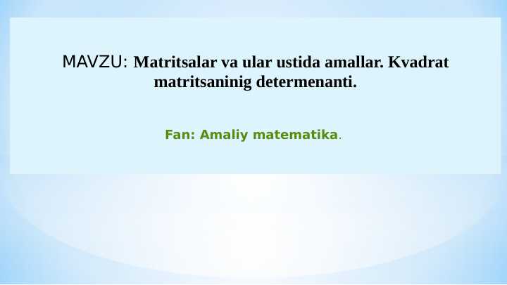 Product slide 1