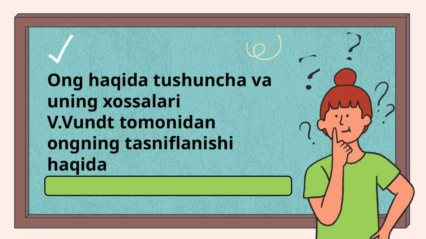 ong nazaryalarini taqqoslash