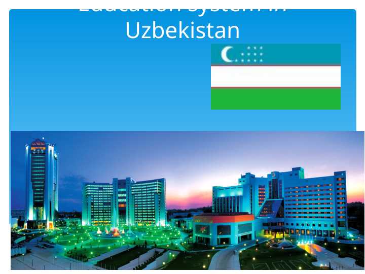Education in uzbekistan