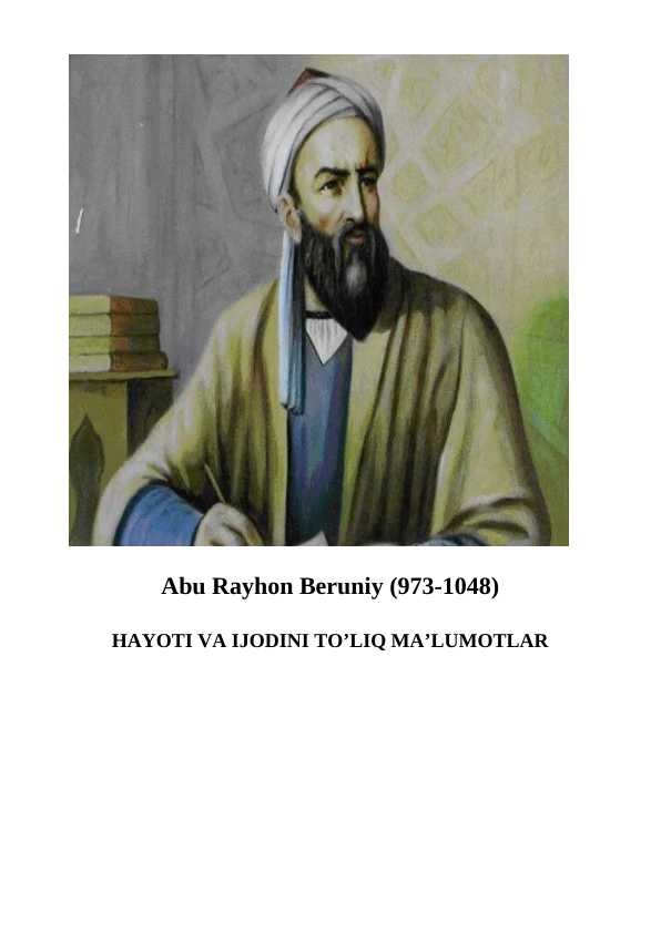 Abu Rayhon Beruniy