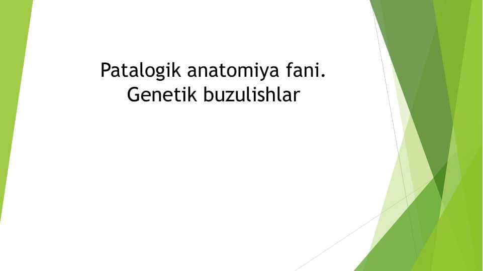 Genetik buzulishlar