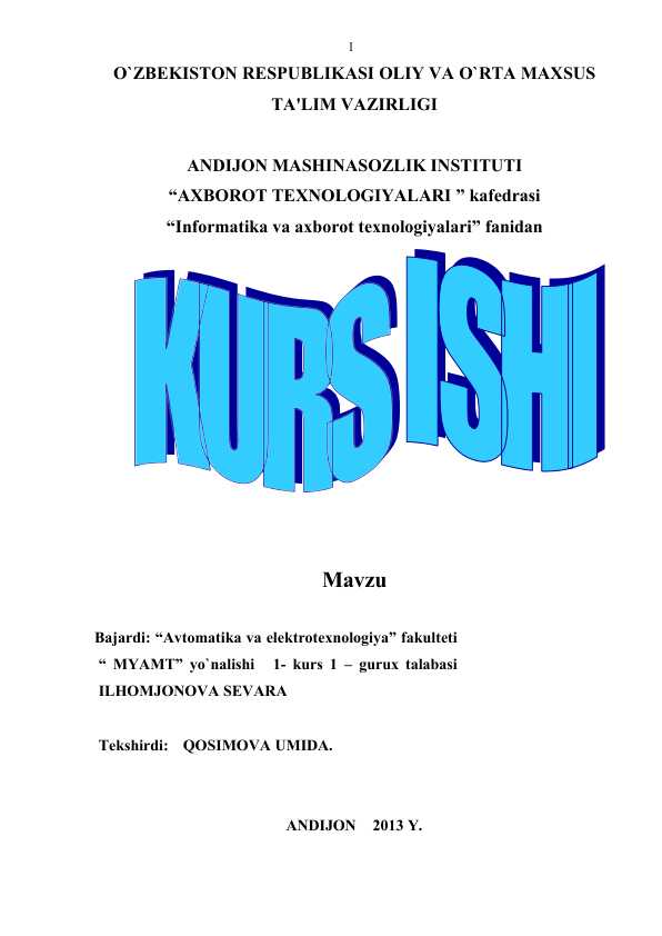 Web sahifa yaratish