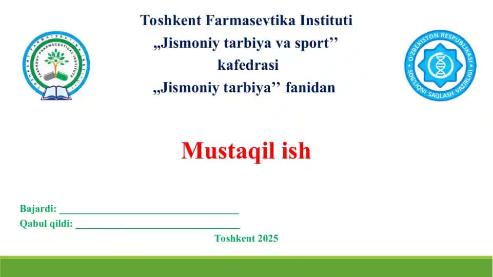 11. Mustaqillik yillaridagi sport sohasida erishilgan yutuqlar. Taqdimot, 11 bet.