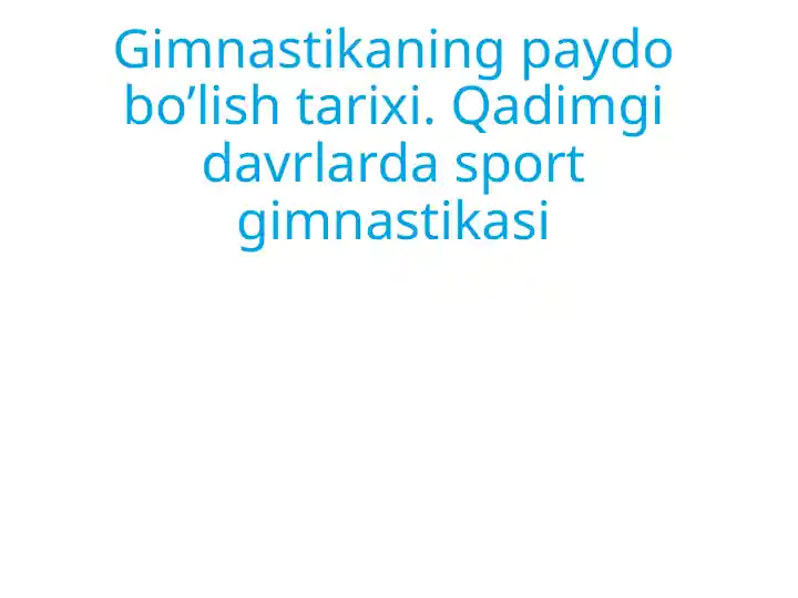 Gimnastika
