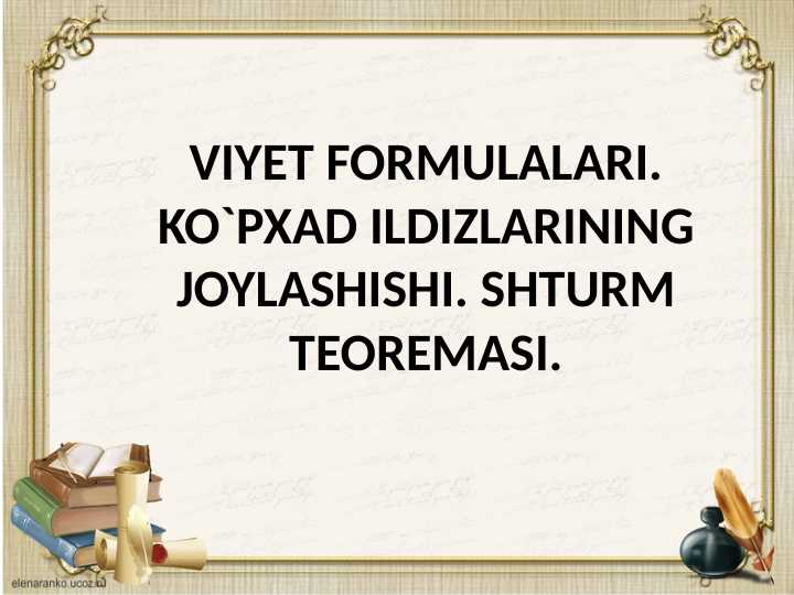 Product slide 1