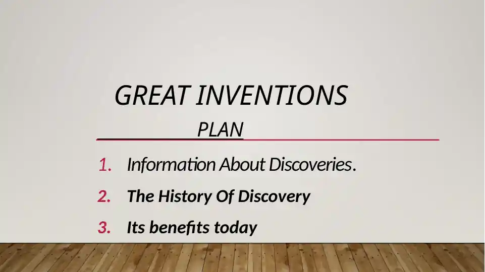 Great Inventions