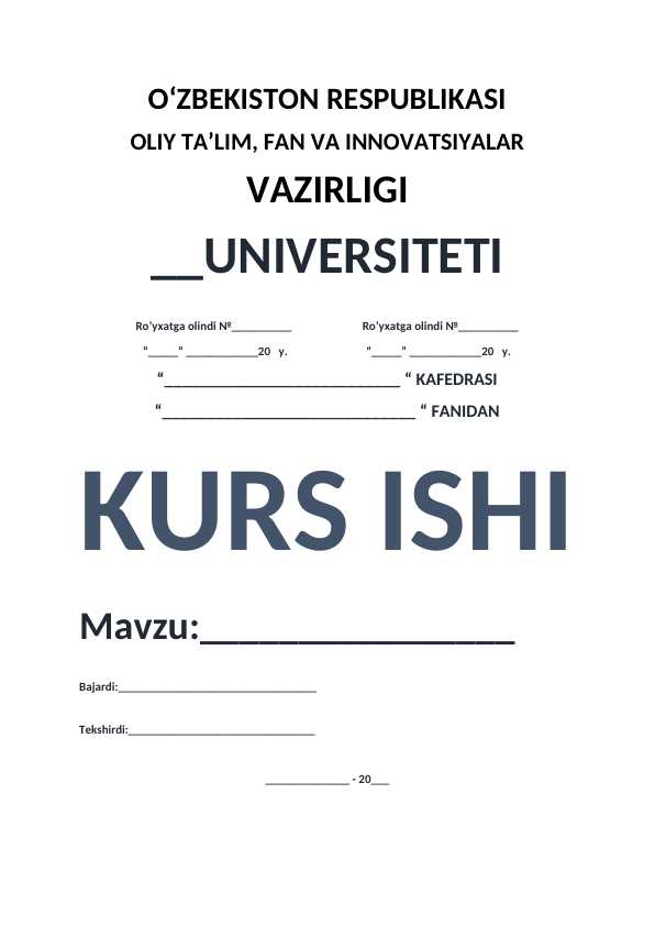 OAV da biznes rejalashtirish mahorati