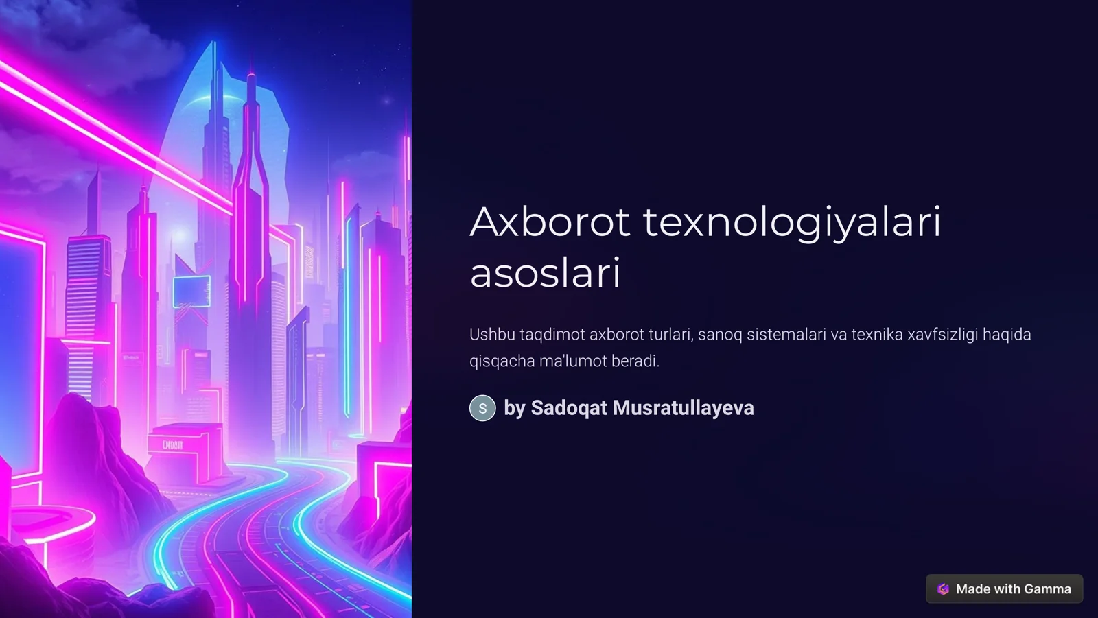 Product slide 1
