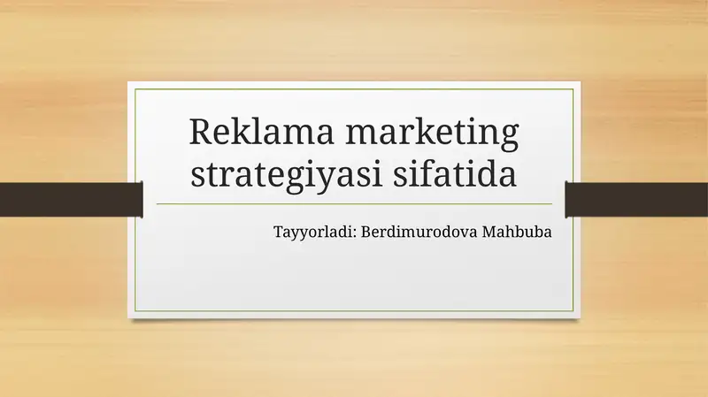 Product slide 1