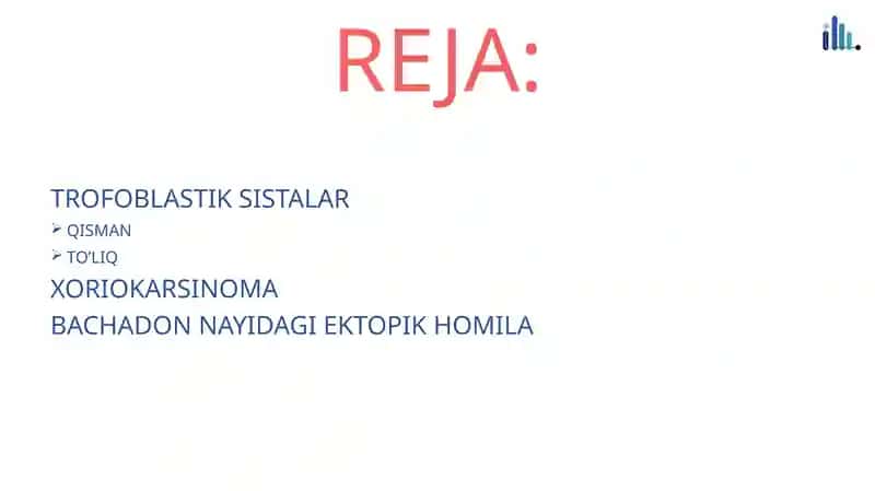 Trofoblastga bogliq holatlar