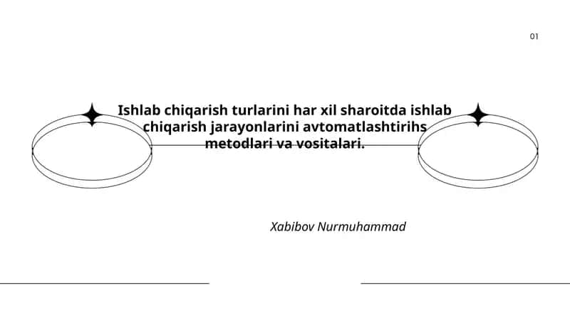 Zamonaviy avtomatlashtirish texnologiyalari asoslari