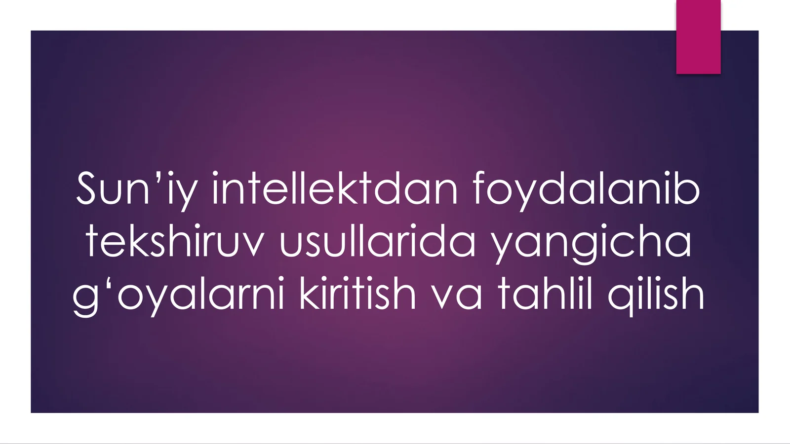Product slide 1