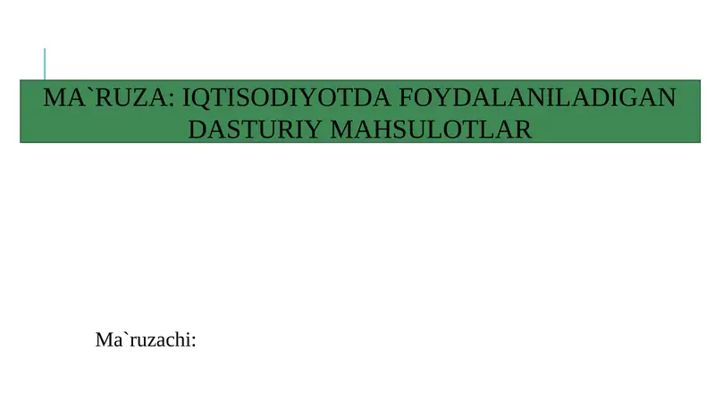 Product slide 1