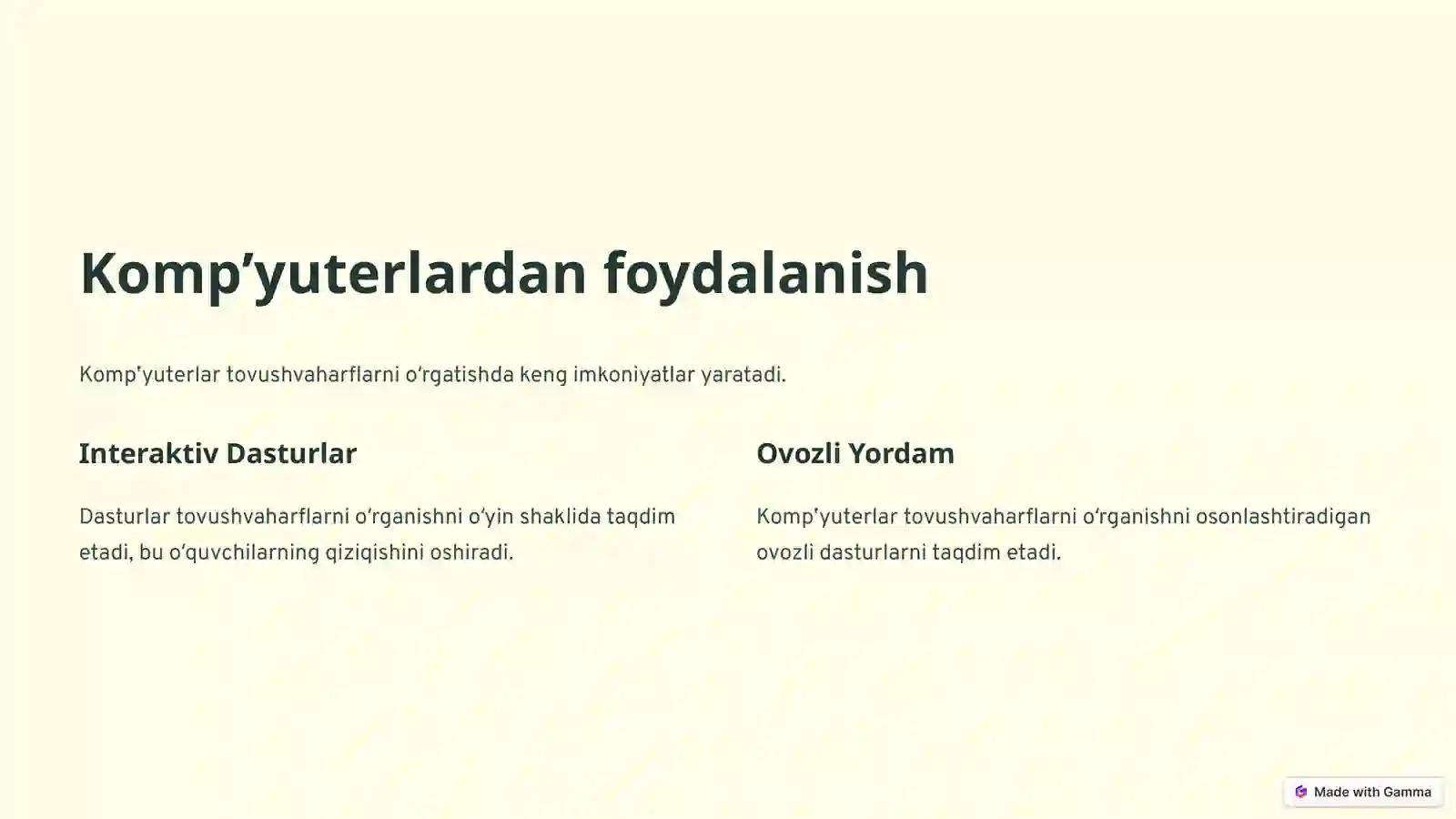 Product slide 2