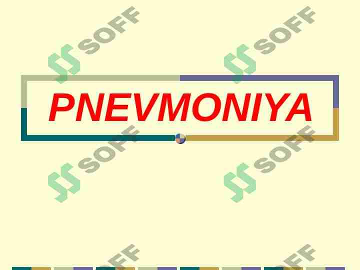 Pnevmoniya