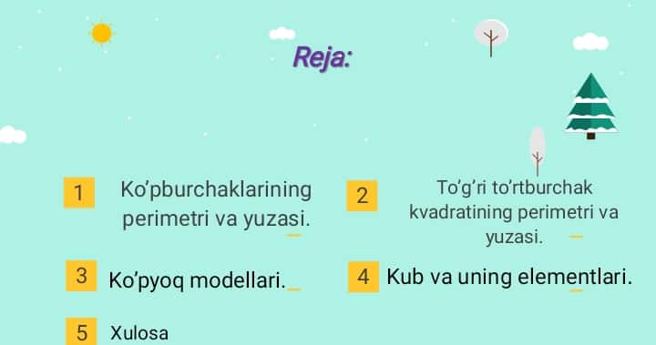 Boshlang‘ich sinflarda perimetr va yuza tushunchalarini o‘rgatish metodikasi