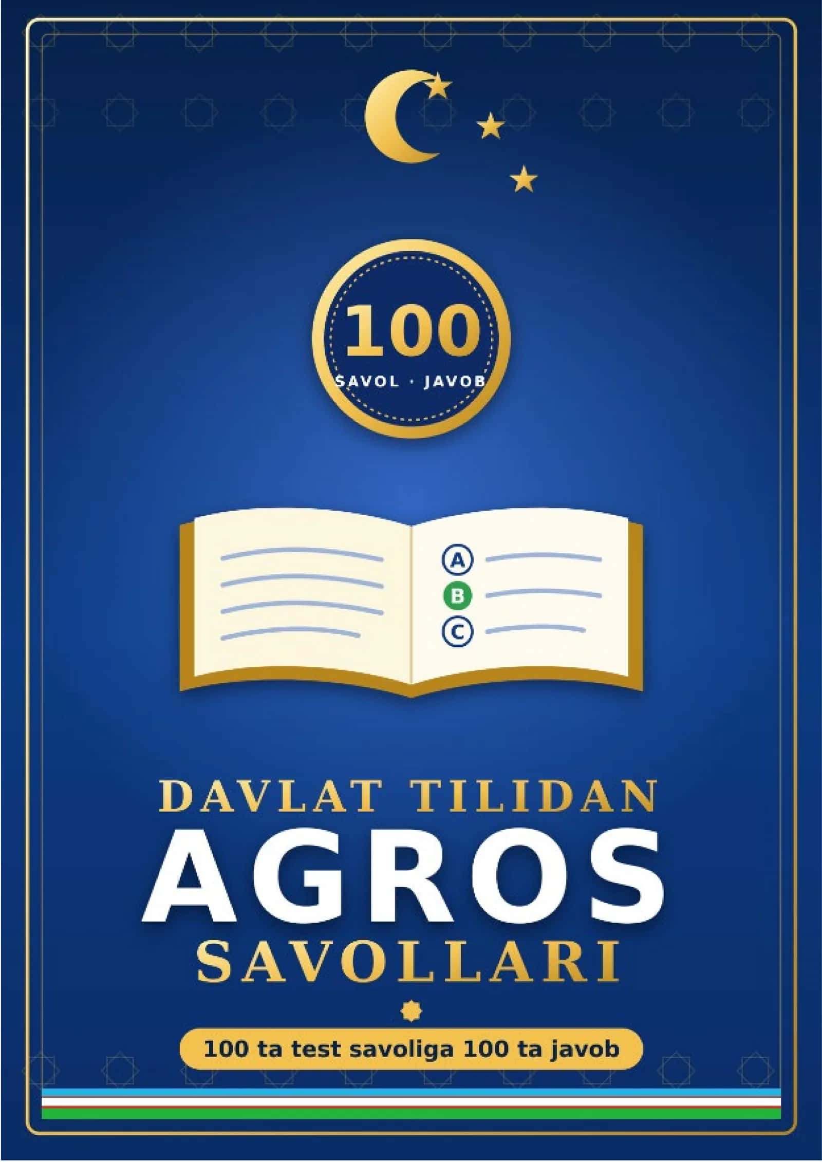 DAVLAT TILIDAN AGROS TEST SAVOLLARI (2026)