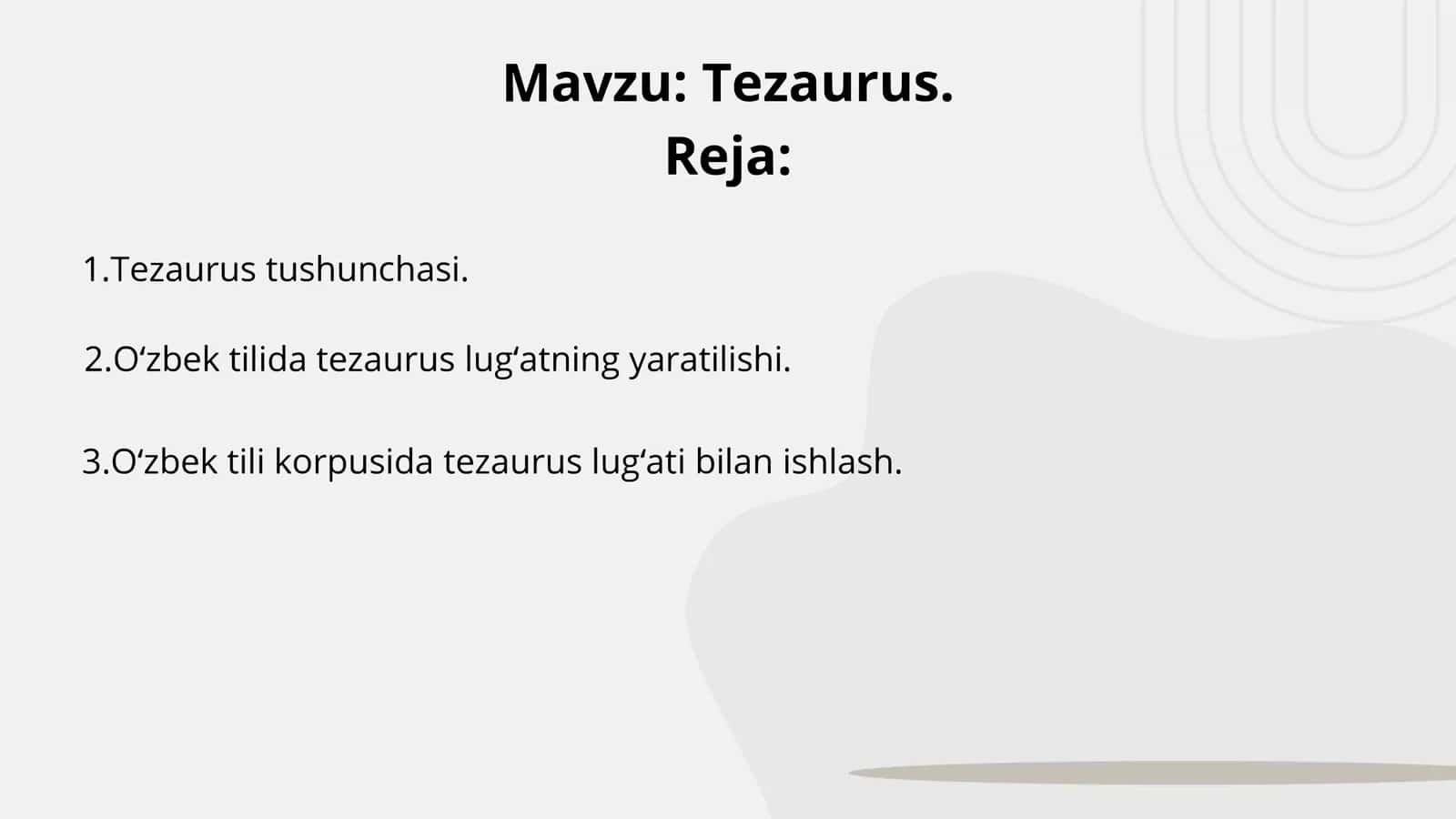 Tezaurus