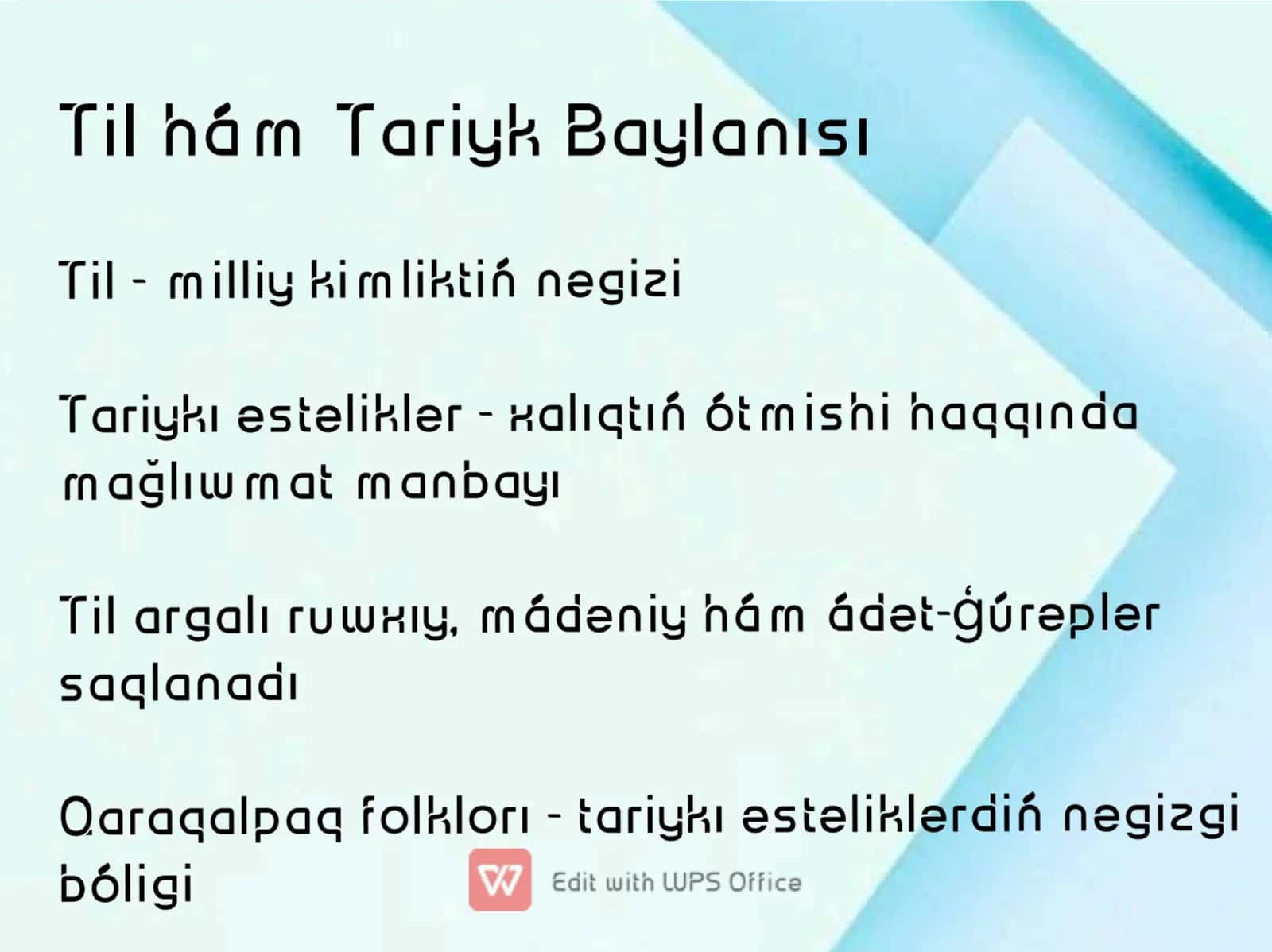 Qoraqalpoq tili