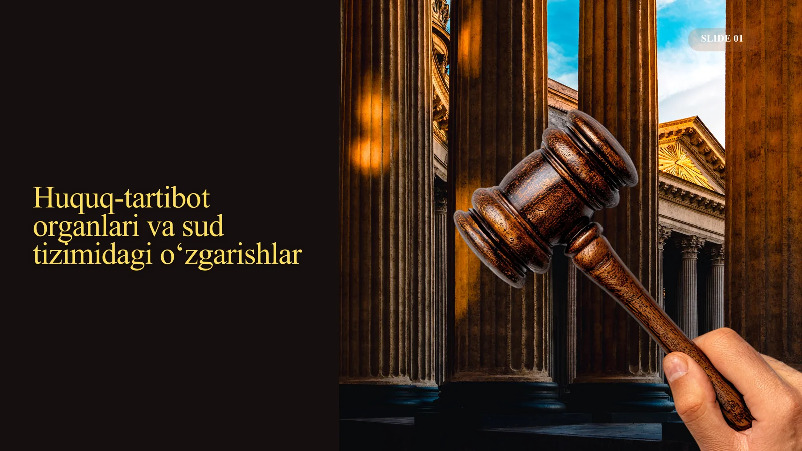 Huquq-tartibot organlari va sud tizimidagi oʻzgarishlar