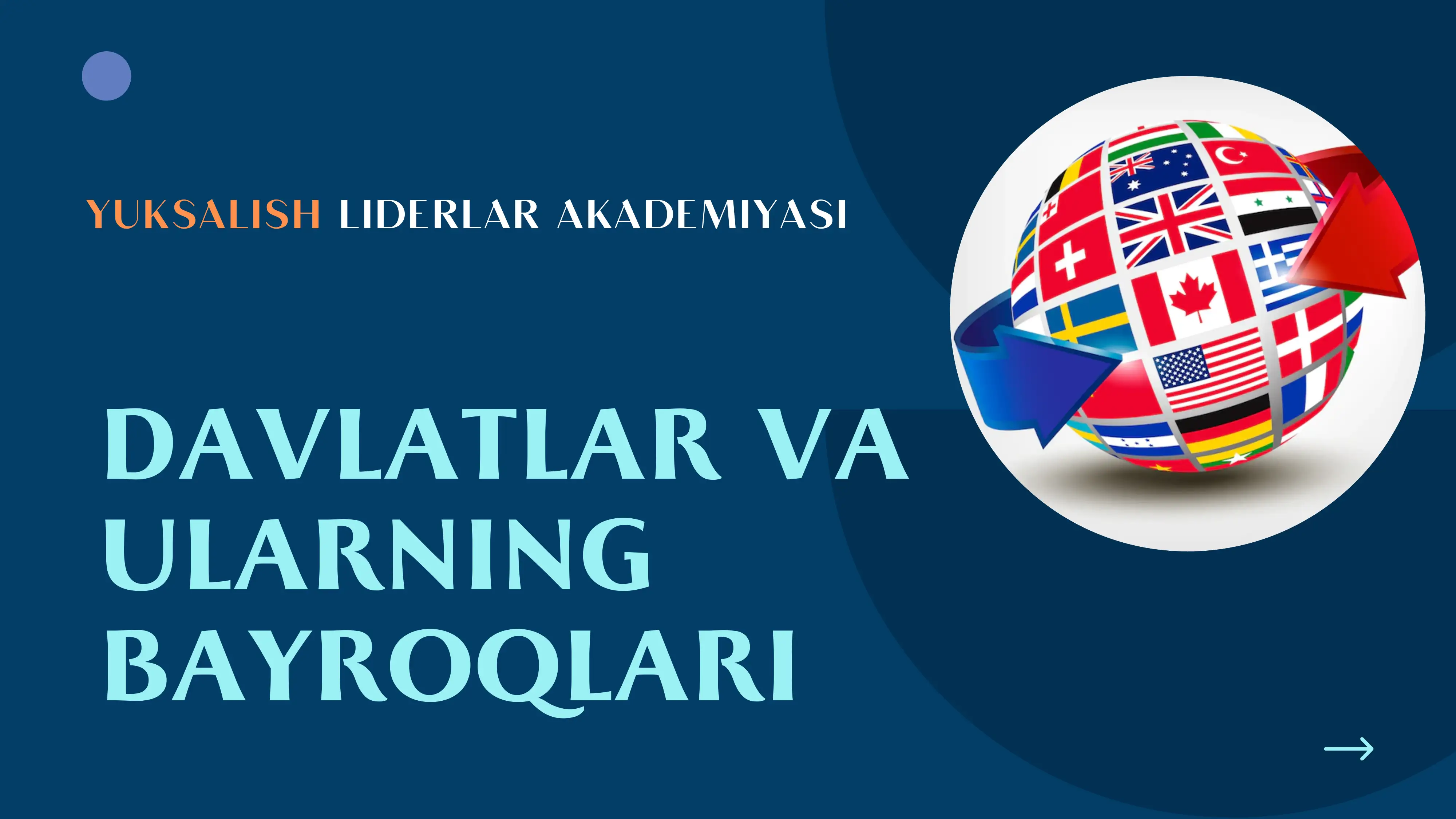 DAVLATLAR VA ULARNING BAYROQLARI