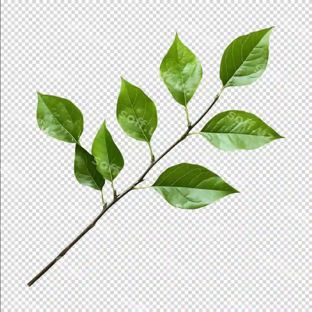 Yashil barglar shoxchasi | Green leaves branch