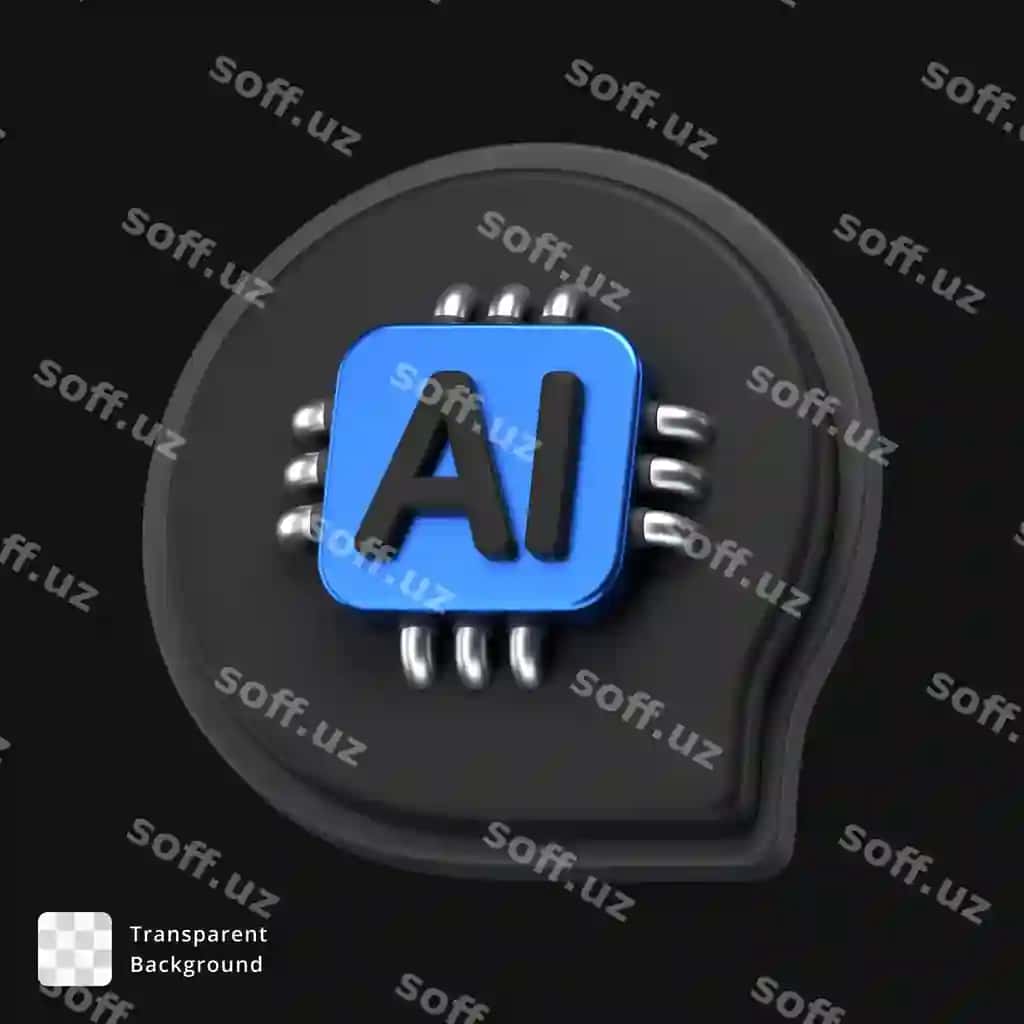 Ai chip nutq pufakchasi | Ai chip speech bubble