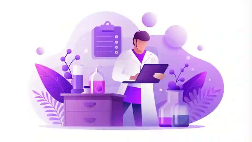 Doktor ishi mavhum kontseptsiya tasviri | Doctor work abstract concept illustration