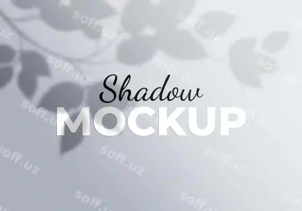 Varaqlar soya orqa fonda | Leaves shadow background