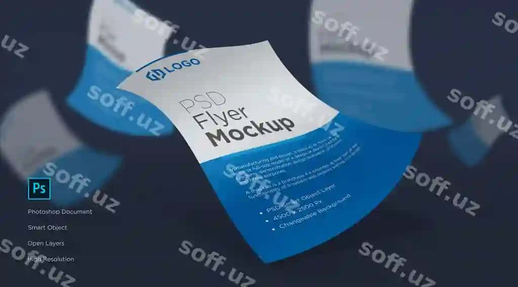 Flayer poster mockup dizayni | Flyer poster mockup design