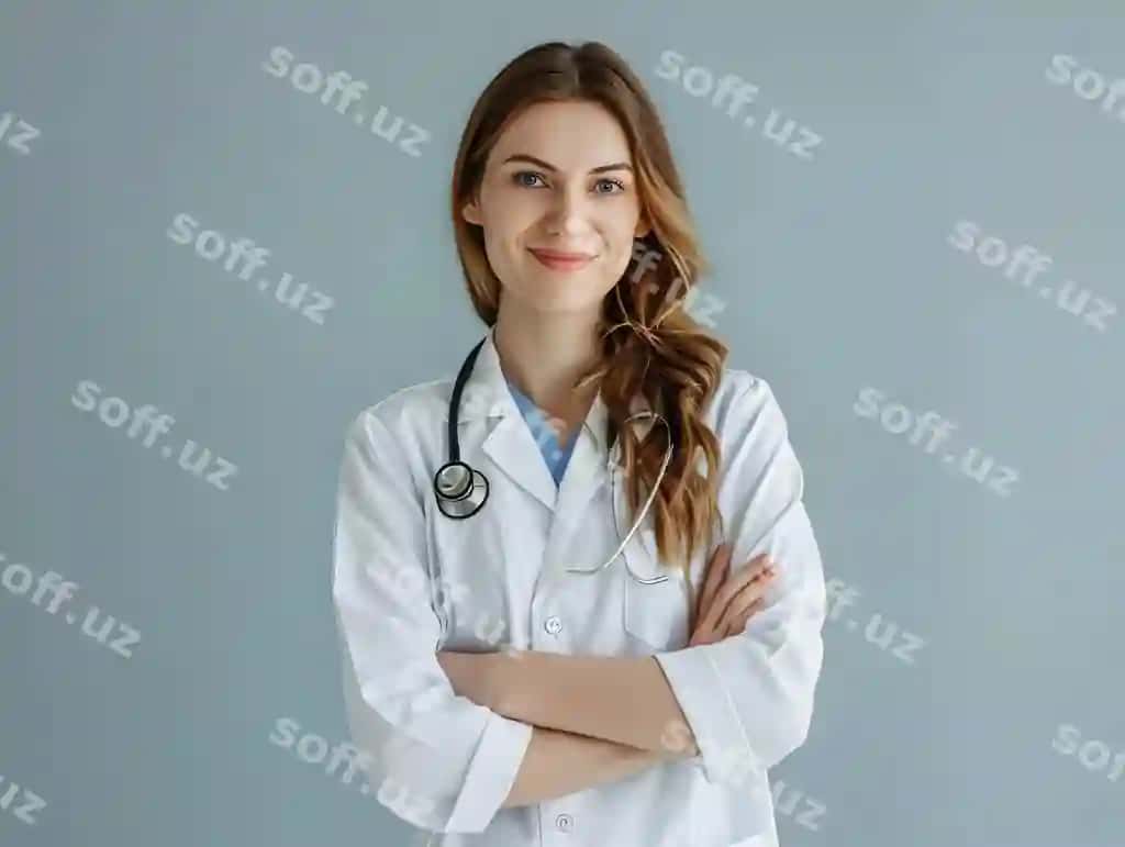 Erkak ayol doktor portreti sog'liqni saqlash tibbiy xodimlar konsepsiyasi ishonchlilik doktor portreti | Male female doctor portrait healthcare medical staff concept confident doctor portrait