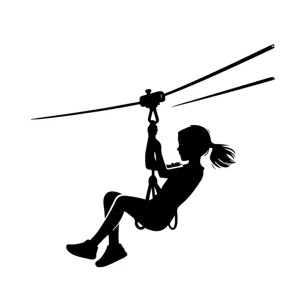 Qilichli arqonli ayol silueti, "u bu" degan yozuv | Silhouette woman rope with sword word she is it