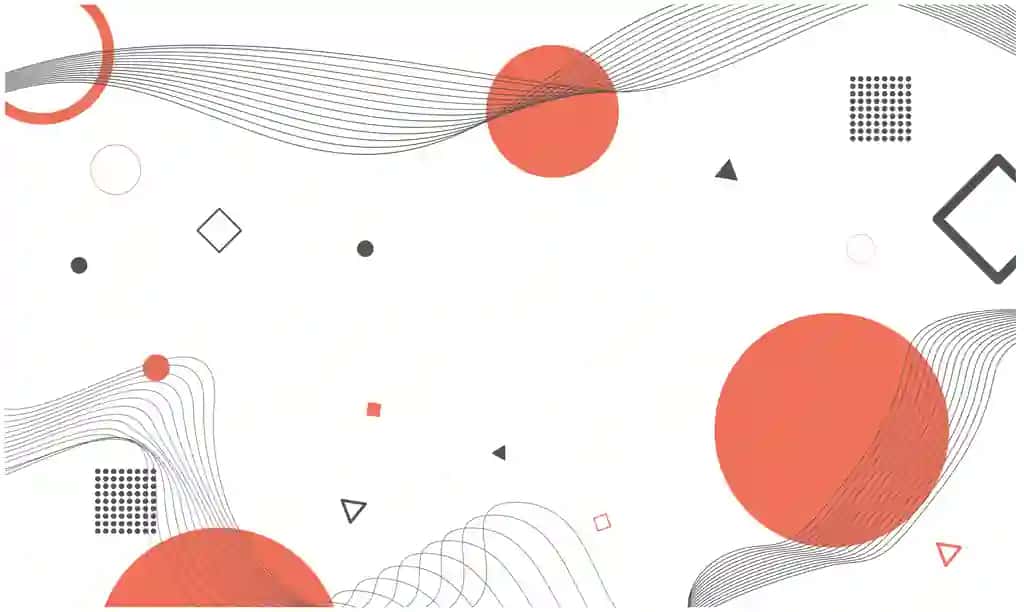 Zamonaviy mavhum geometrik fon rasmi shablon dizayni | Modern abstract geometric background illustration template design