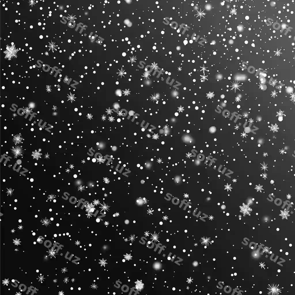 Qor particles falling isolated transparent background | Snow particles falling isolated transparent background