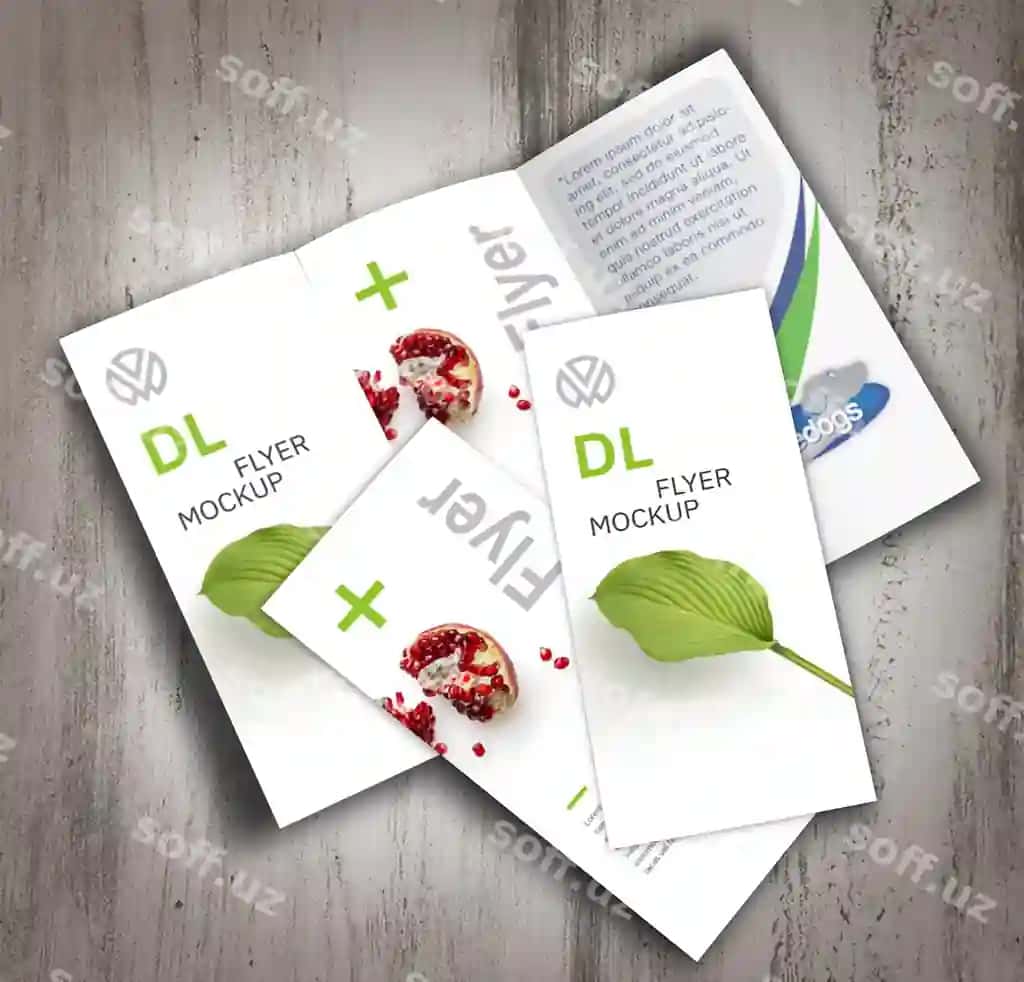 Uch qirra broshyur dizayni | Trifold brochure design