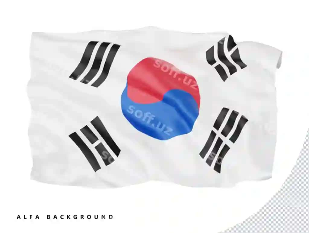 Janubiy Koreya bayroqi xalqaro milliy belgi ikon symbol FIFA dunyo | South korea flag international national sign icon symbol fifa world