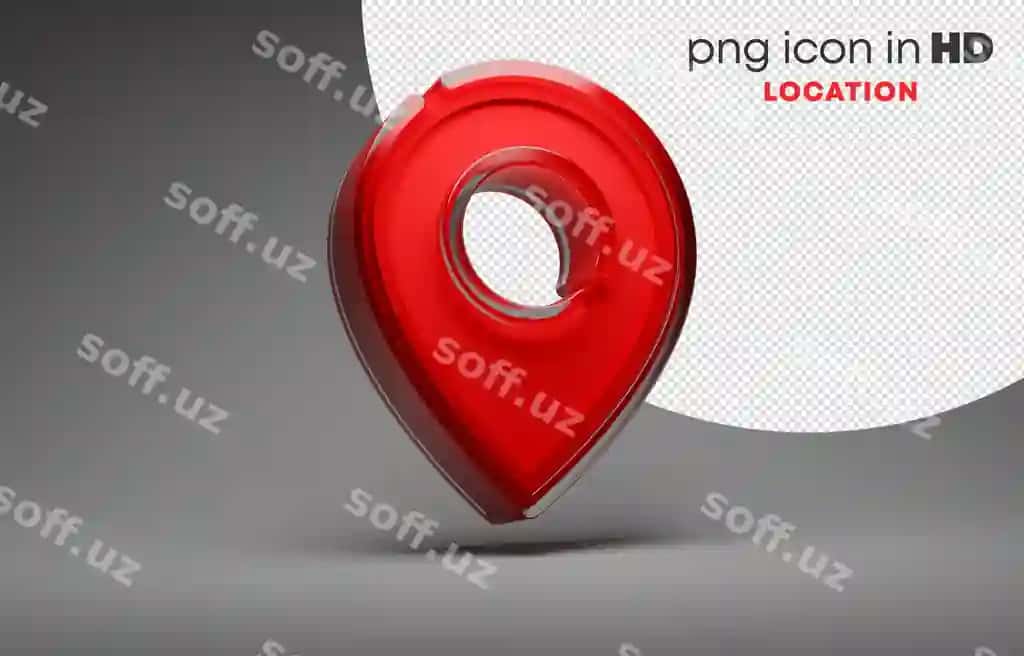 3d ikonka shaffof fonda joylashuvi onga | 3d icon with transparent background location right