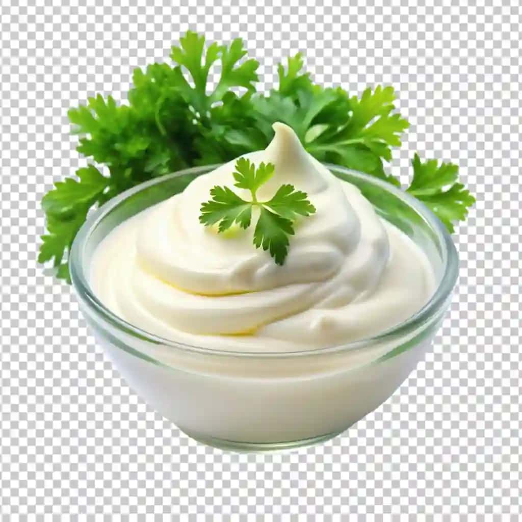 Petrushka bilan smetana | Sour cream with parsley