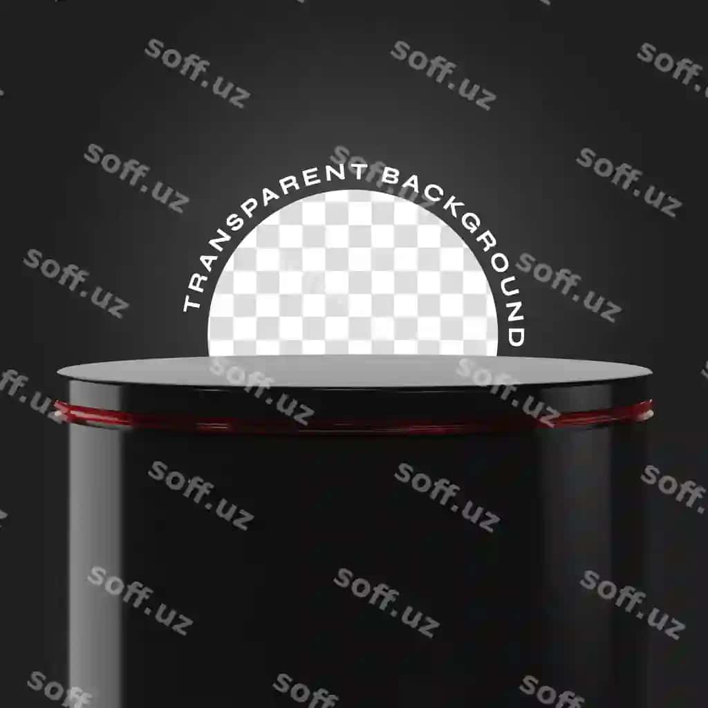 Psd mahsulot namoyish podiumi tahrirlanga shaffof fonda | Psd product display podium editable transparent background